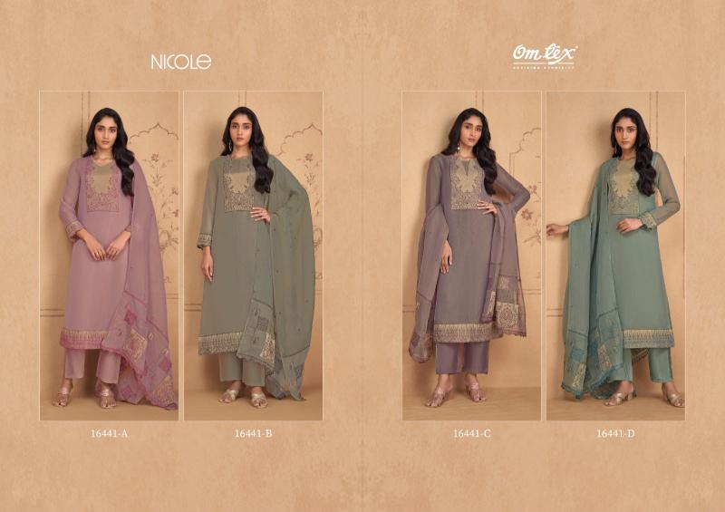 Omtex nicole jute dress material wholesale